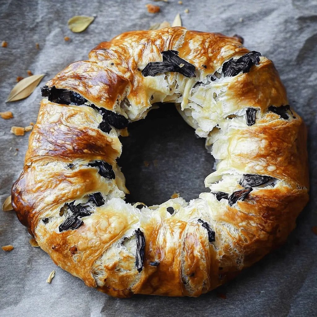 Einfacher Blätterteigkranz