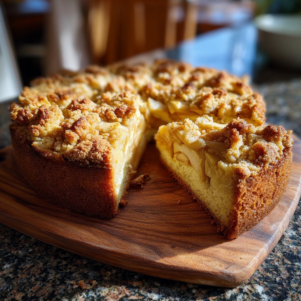 Streuselkuchen Mit Apfel Und Vanille