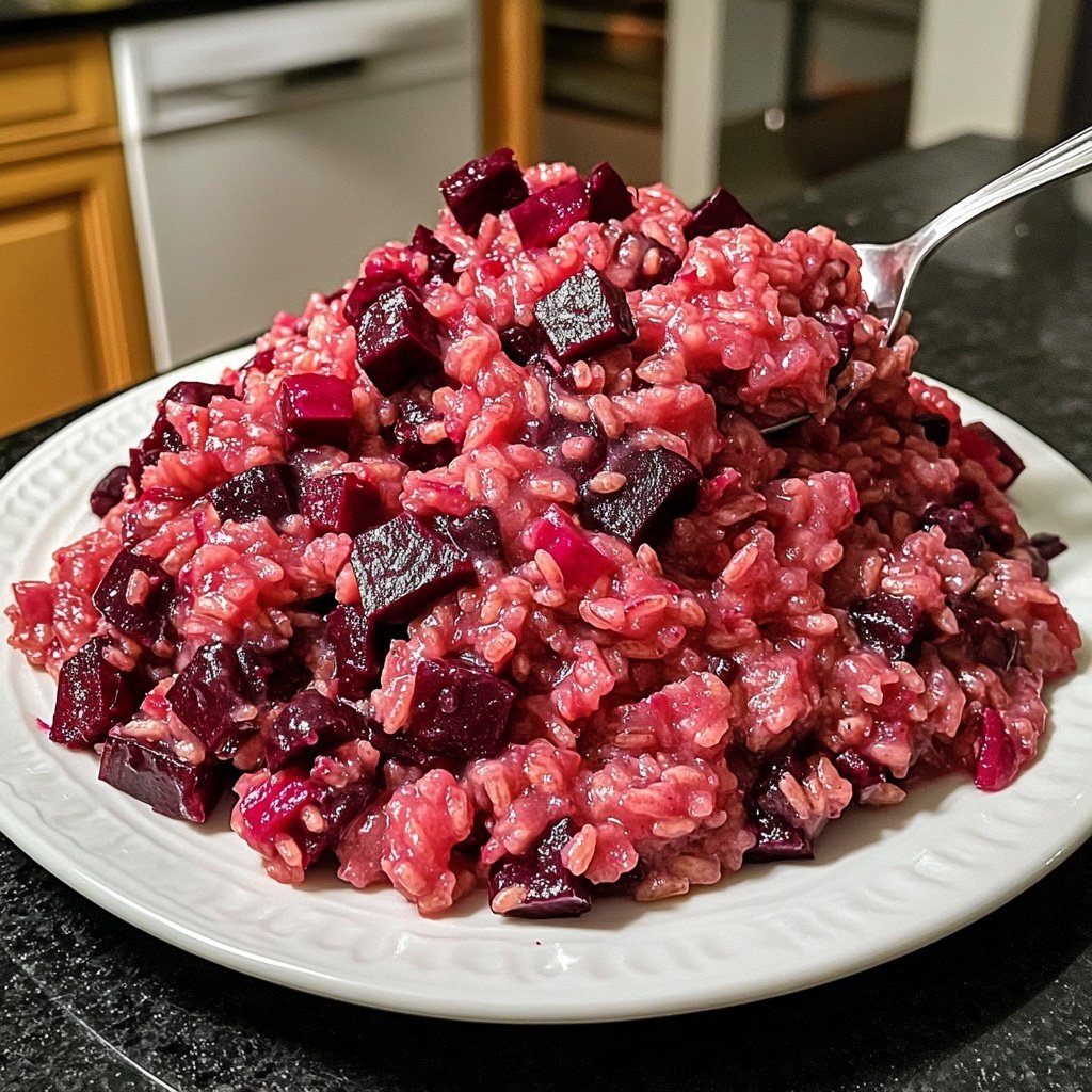 Risotto mit Roter Bete