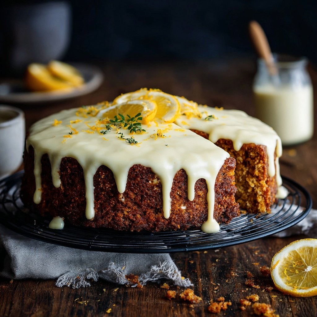 Karottenkuchen Mit Frischkäse Zitronen Creme