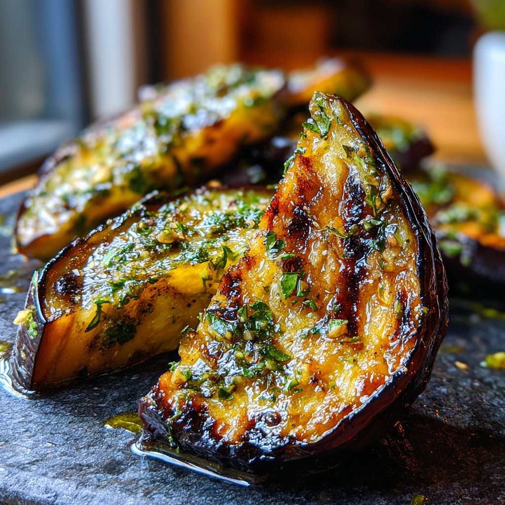 Auberginen mediterran gebraten