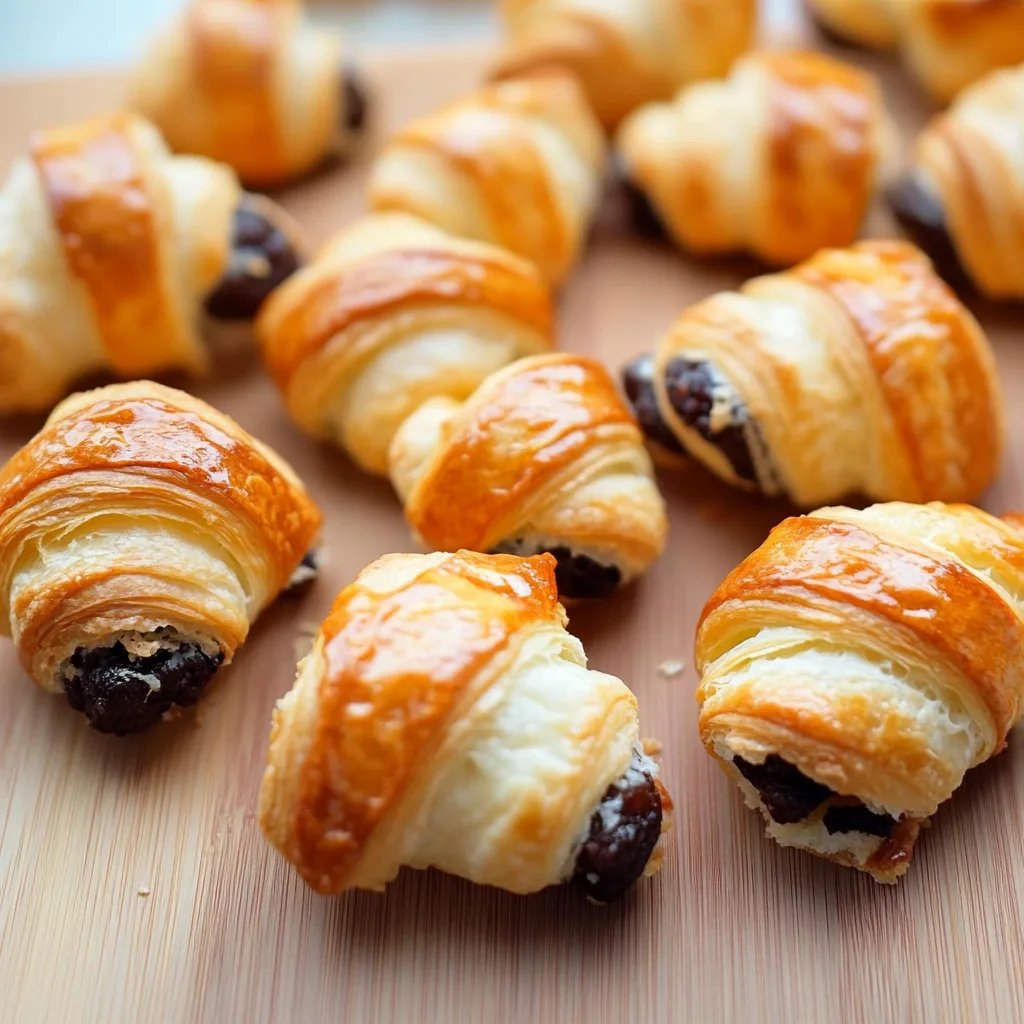 Gefüllte Mini-Croissants