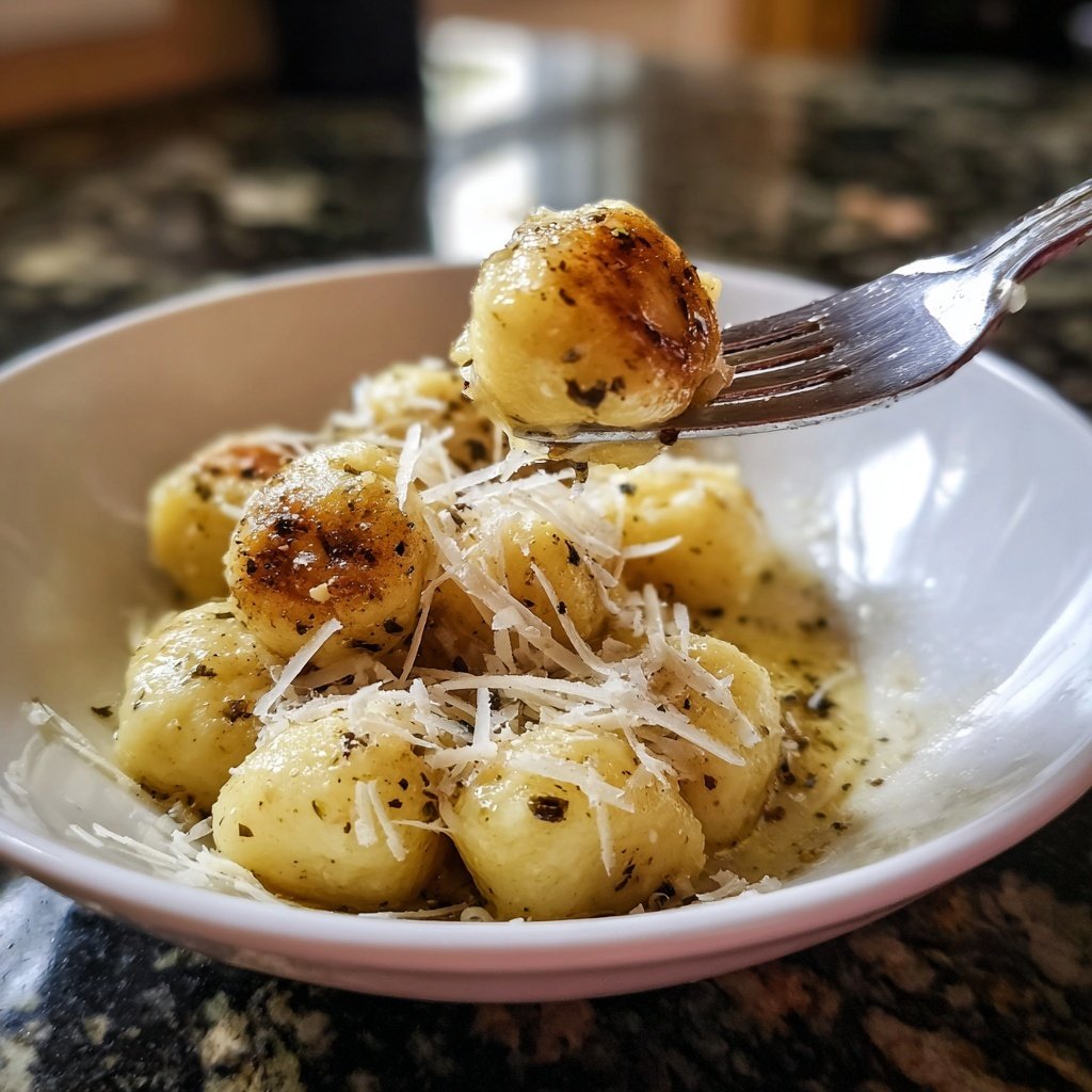 Gnocchi mit Trüffelöl und Parmesan