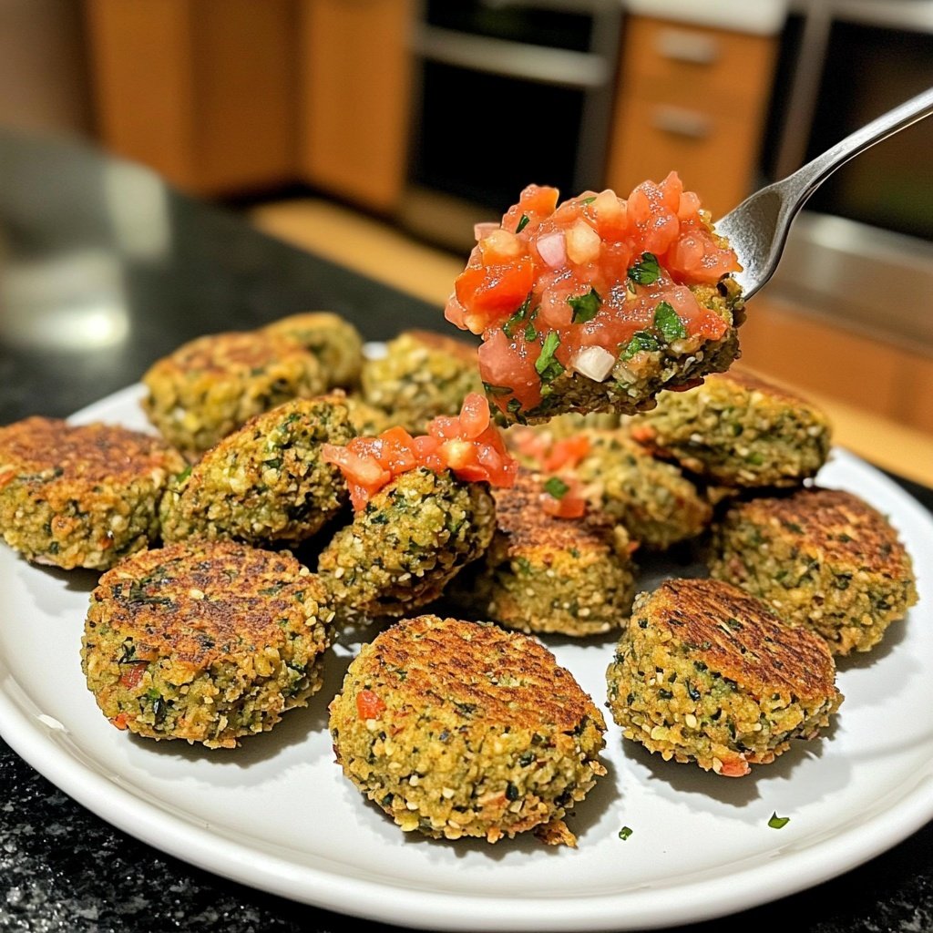 Falafel mit Tomatensalsa