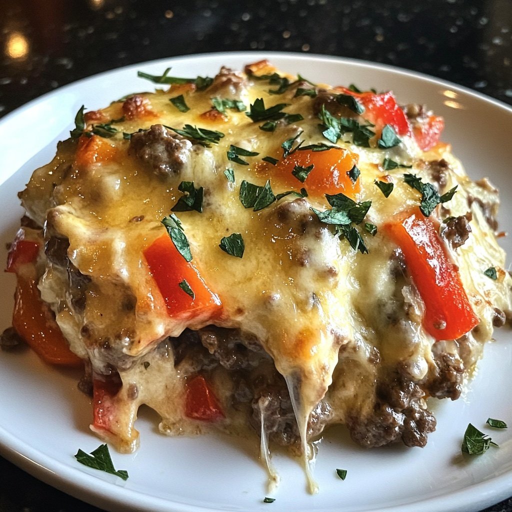 Hackfleisch Pfanne cremig