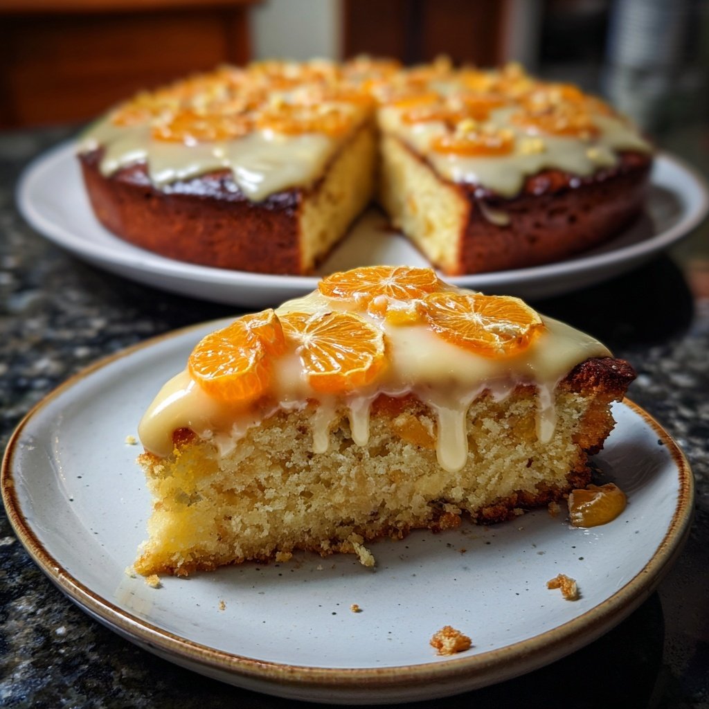 Karottenkuchen Mit Mandarinen