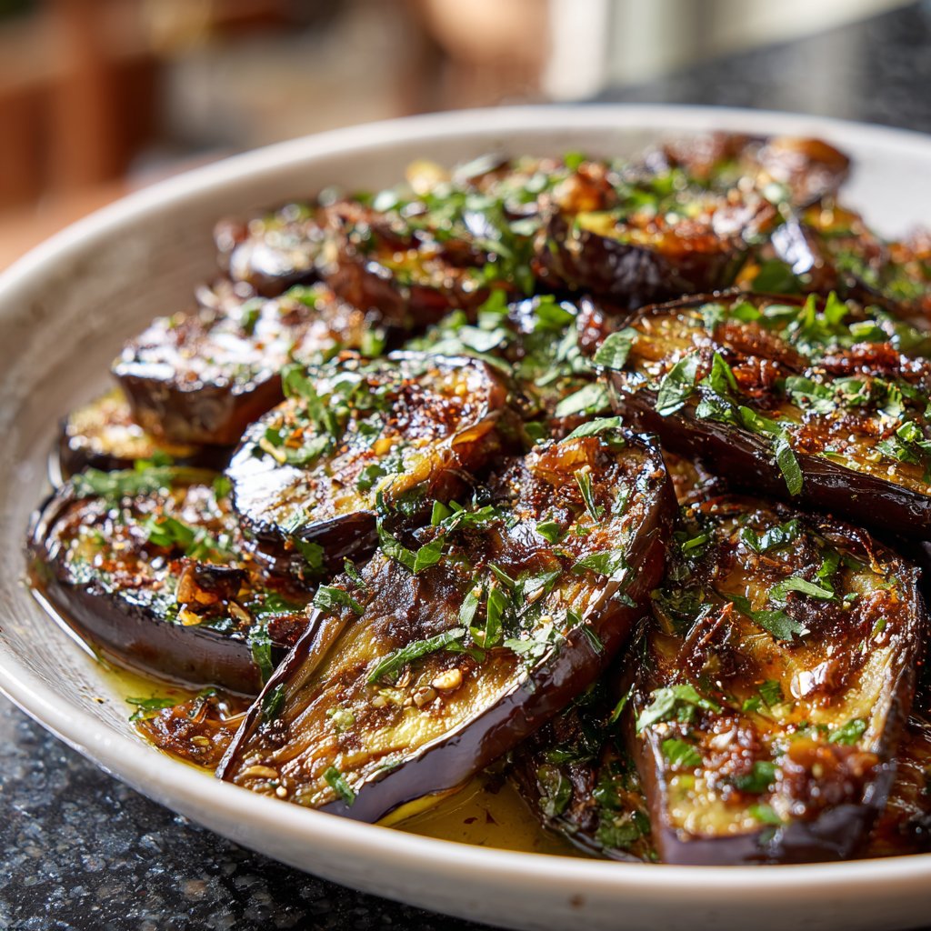 Auberginen mediterran leicht