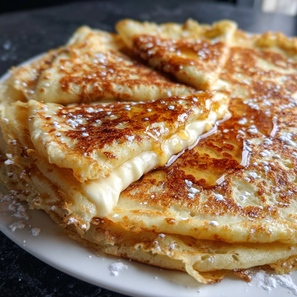 Pfannkuchen mit Quark