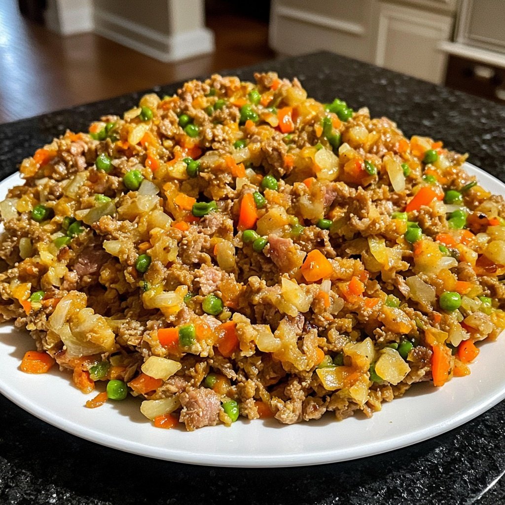 Hackfleisch Pfanne asiatisch