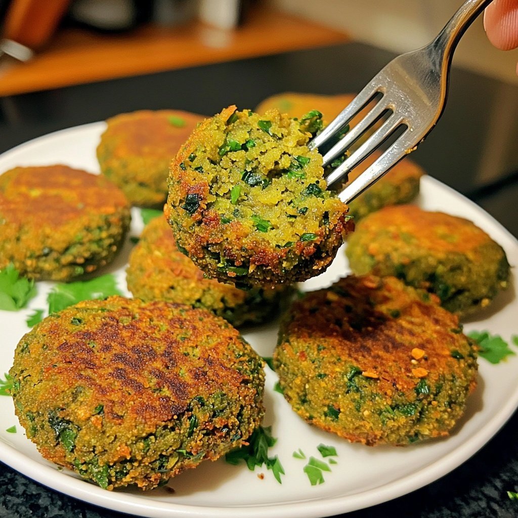 Falafel mit Petersilie