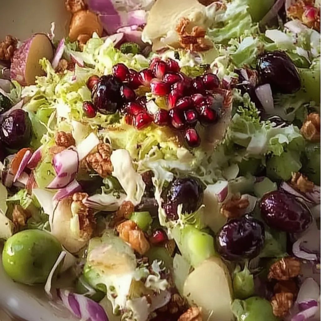 Rosenkohl-Granatapfel-Salat