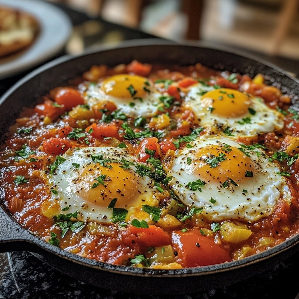 Shakshuka mit Zwiebeln